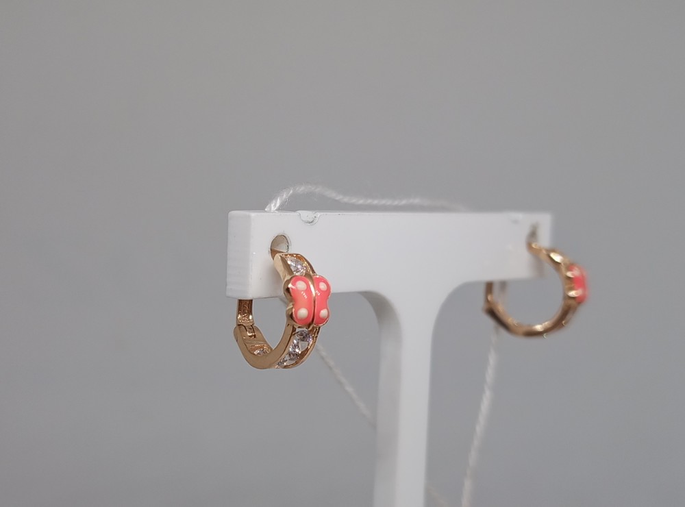 СЕРЬГИ С КАМНЯМИ (Au 585)