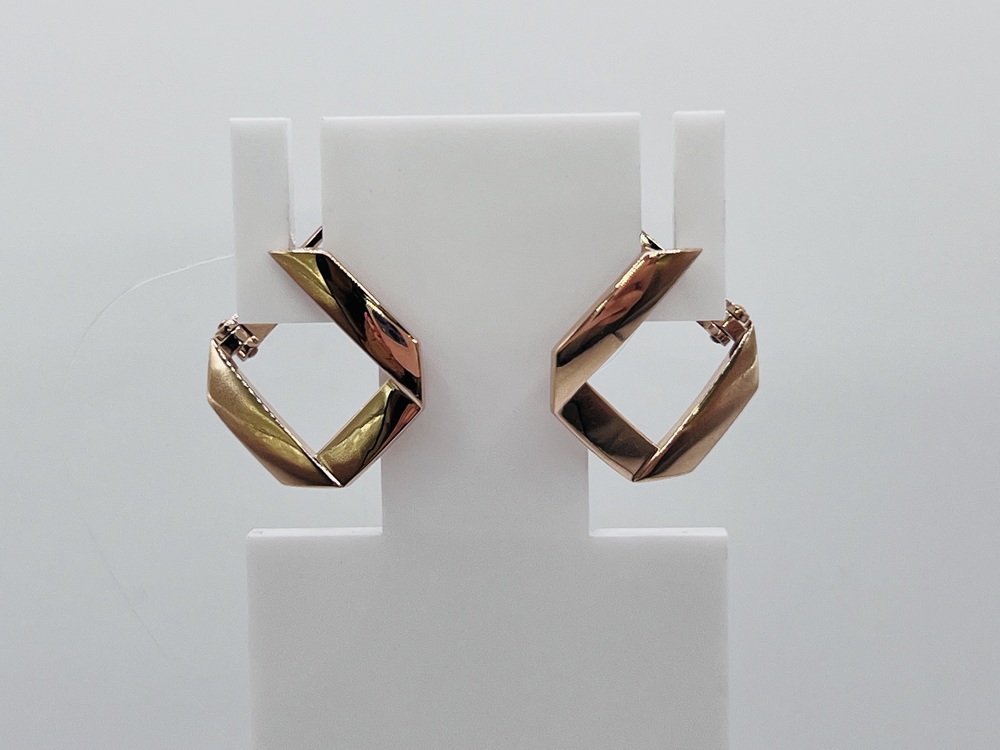 СЕРЬГИ БЕЗ КАМНЯ (Au 585)