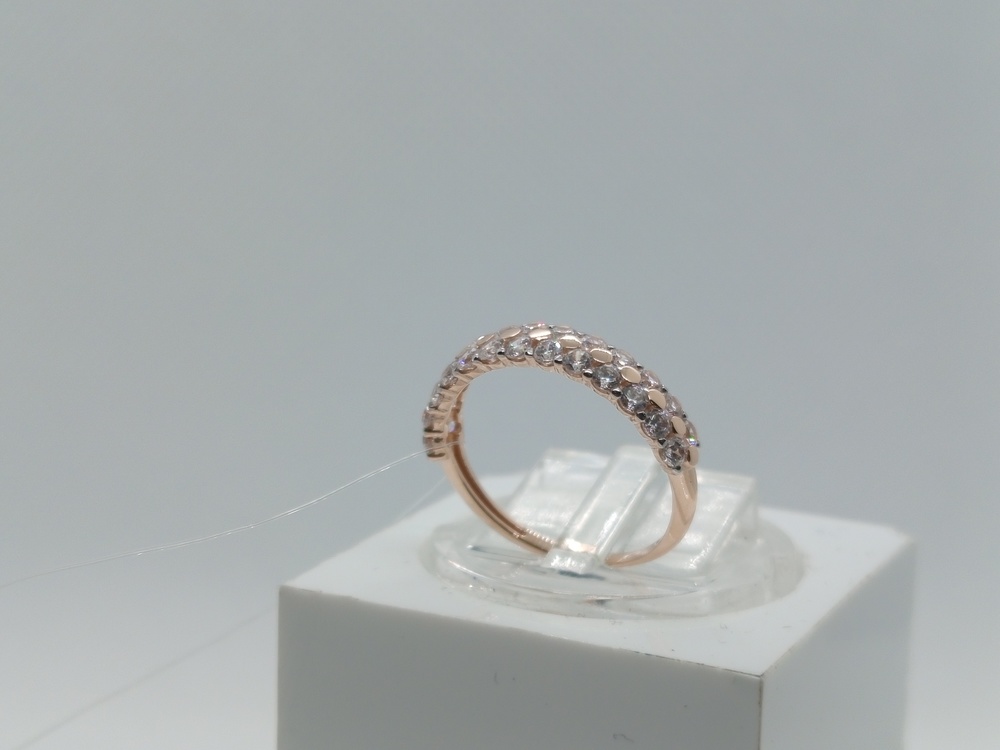 КОЛЬЦО С КАМНЯМИ (Au 585)