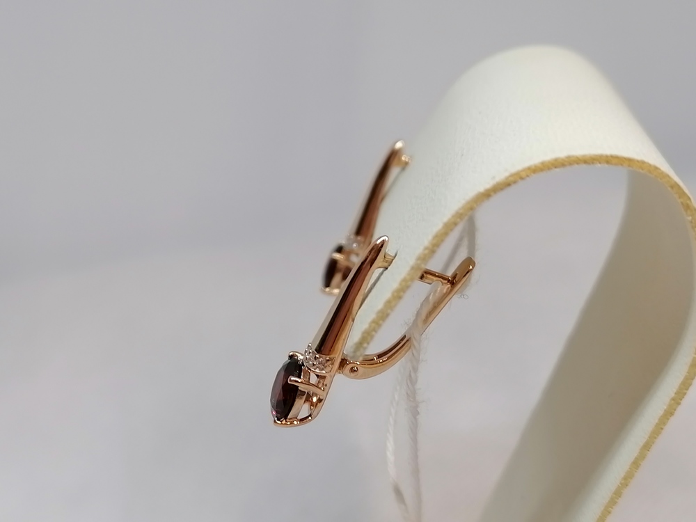 СЕРЬГИ С КАМНЯМИ (Au 585)