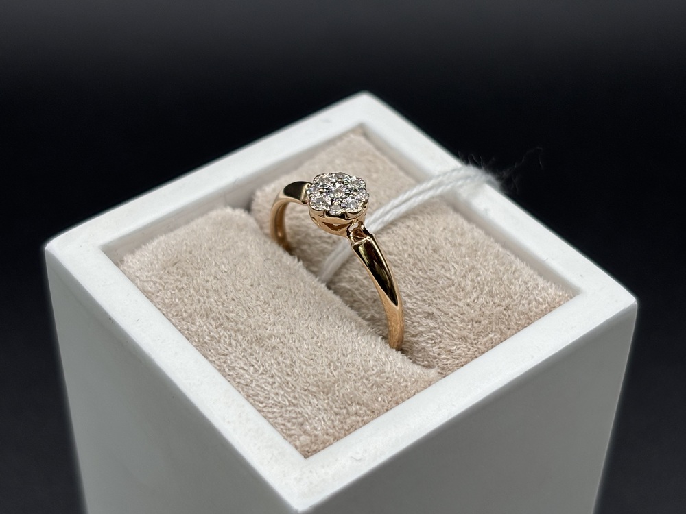 КОЛЬЦО БРИЛЛИАНТ Au 585