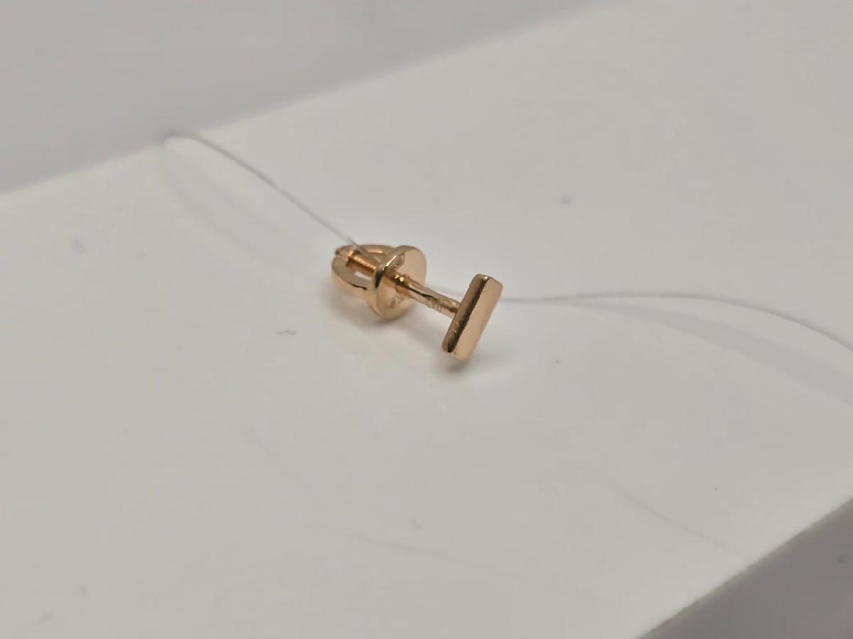 СЕРЬГИ ПУСЕТА без камня (Au 585)