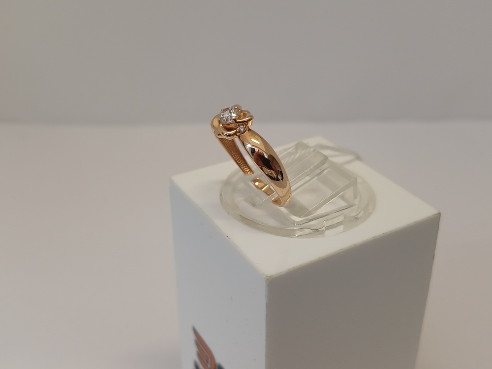 КОЛКМИ585 КОЛЬЦО С КАМНЯМИ (Au 585)