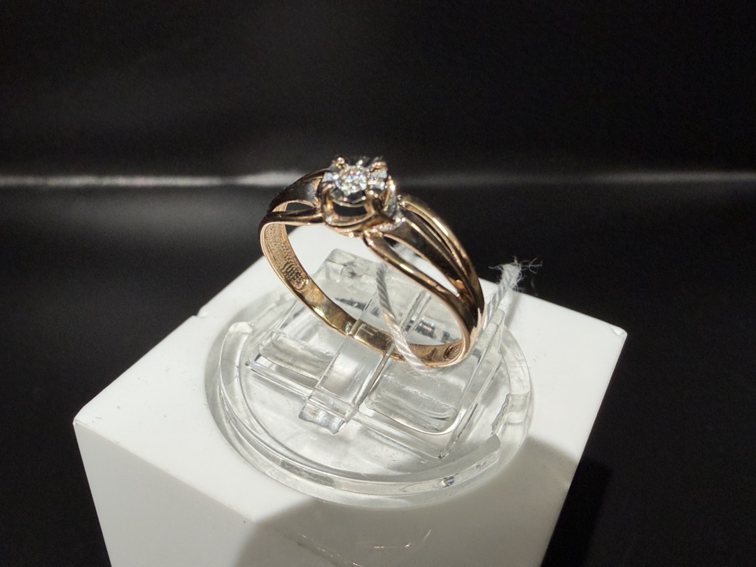 КОЛЬЦО БРИЛЛИАНТ Au 585