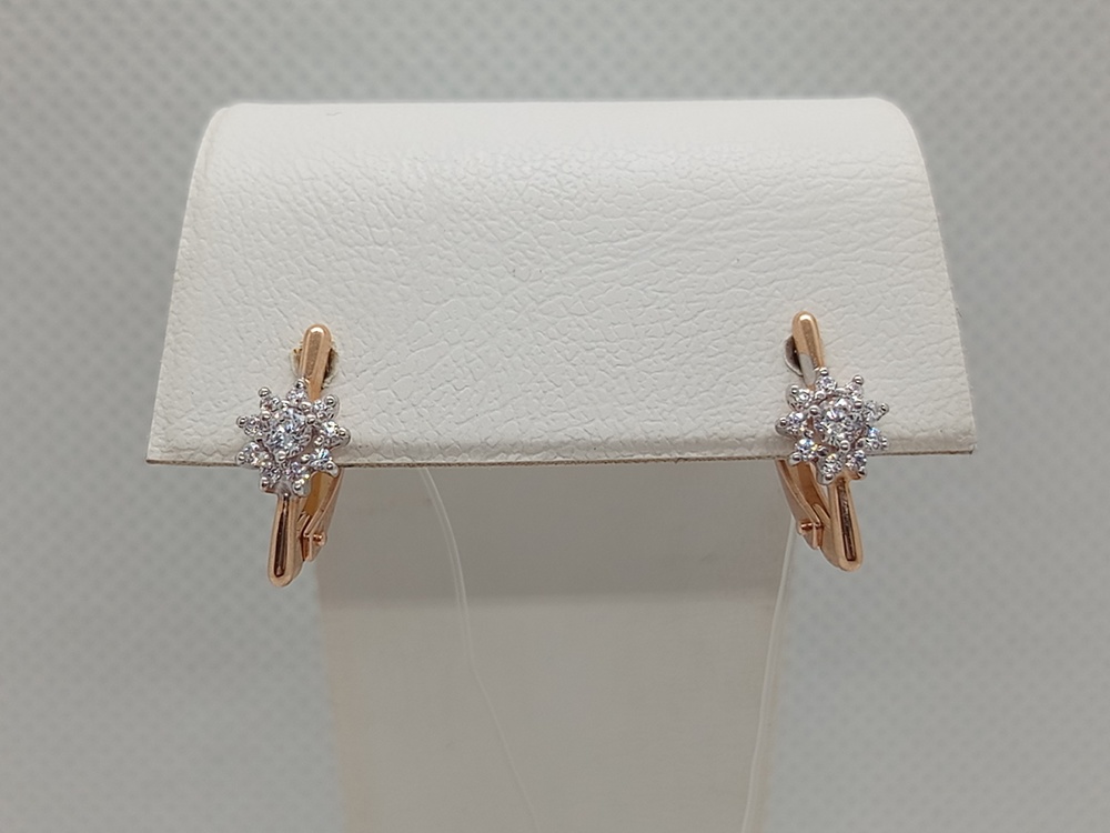 СЕРЬГИ С КАМНЯМИ (Au 585)