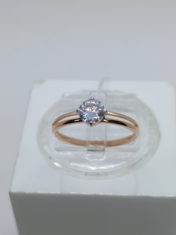 КОЛЬЦО С КАМНЕМ (Au 585)