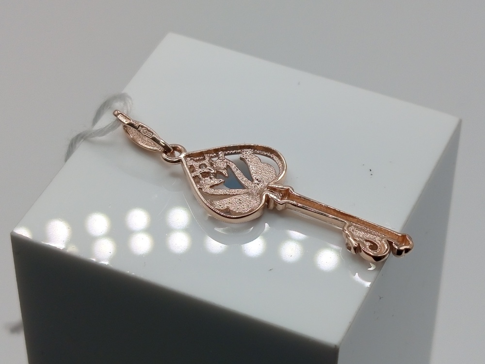 ПОДКМИ585 ПОДВЕСКА С КАМНЯМИ (Au 585)