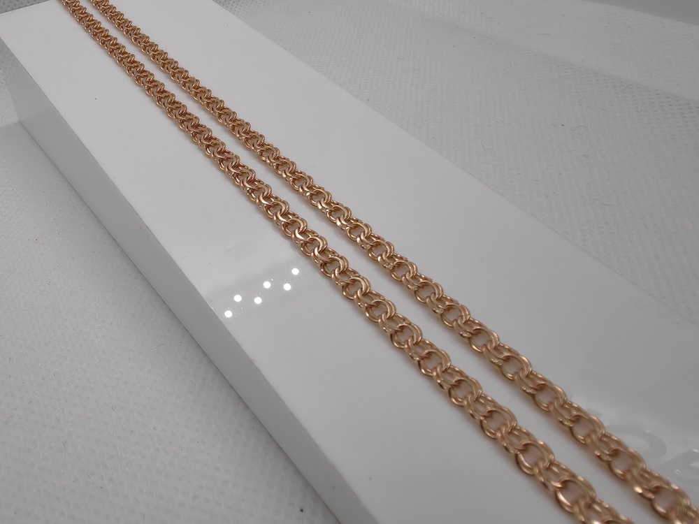 ЦЛБС585 ЦЕПЬ ПОЛНОВЕСНАЯ Бисмарк (Au 585)