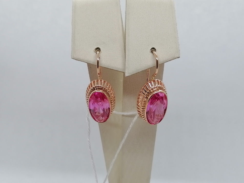 СЕРЬГИ С КАМНЕМ (Au 583)