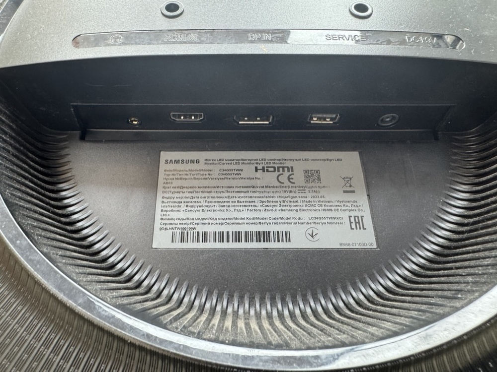 Монитор Samsung G5 G34G55TWWI