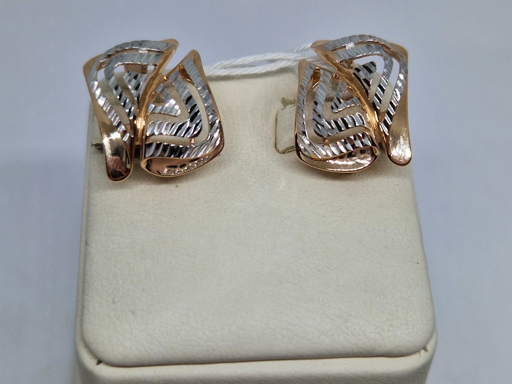 СЕРЬГИ БЕЗ КАМНЯ (Au 585)