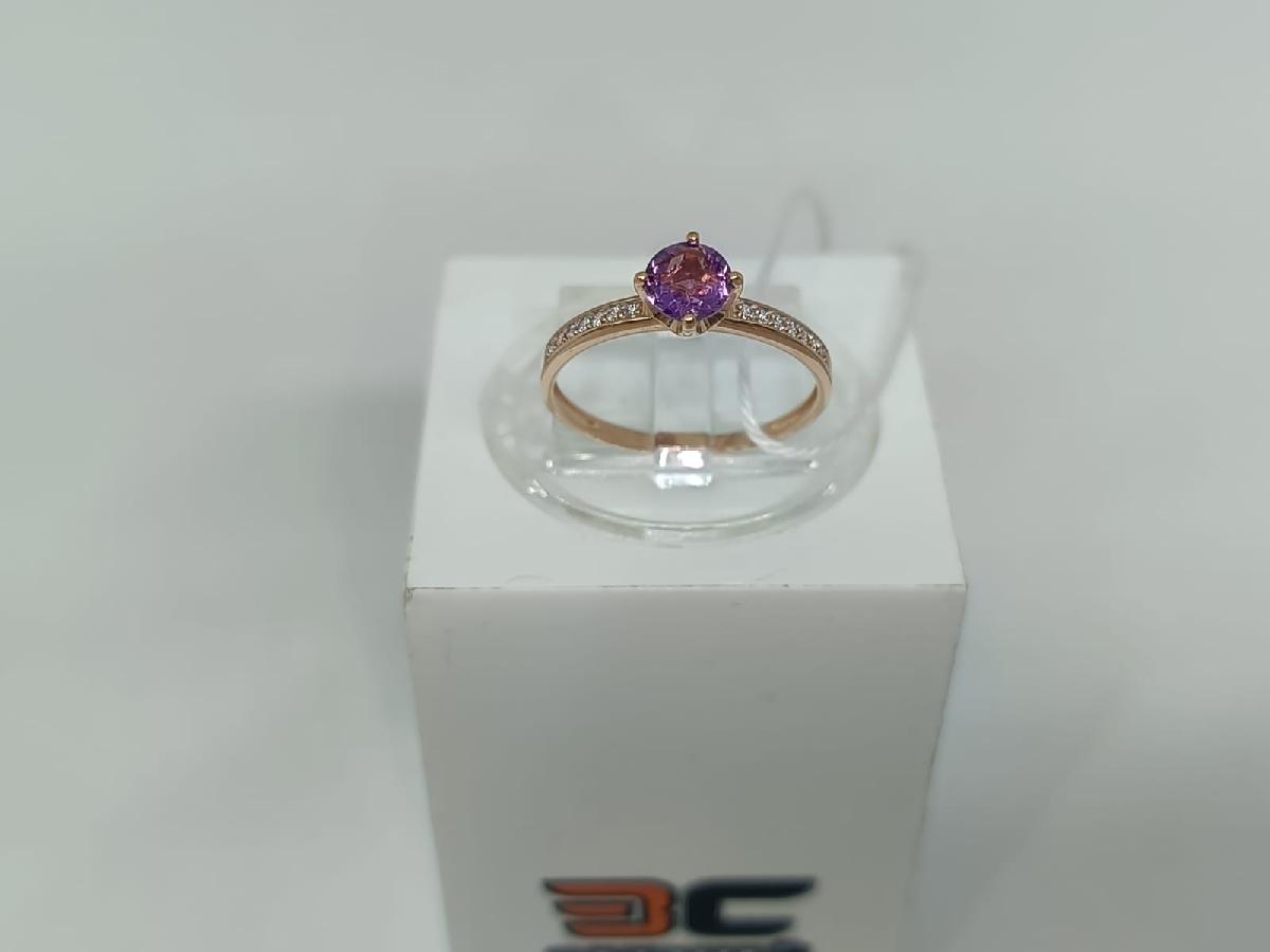 КОЛКМИ585 КОЛЬЦО С КАМНЯМИ (Au 585)