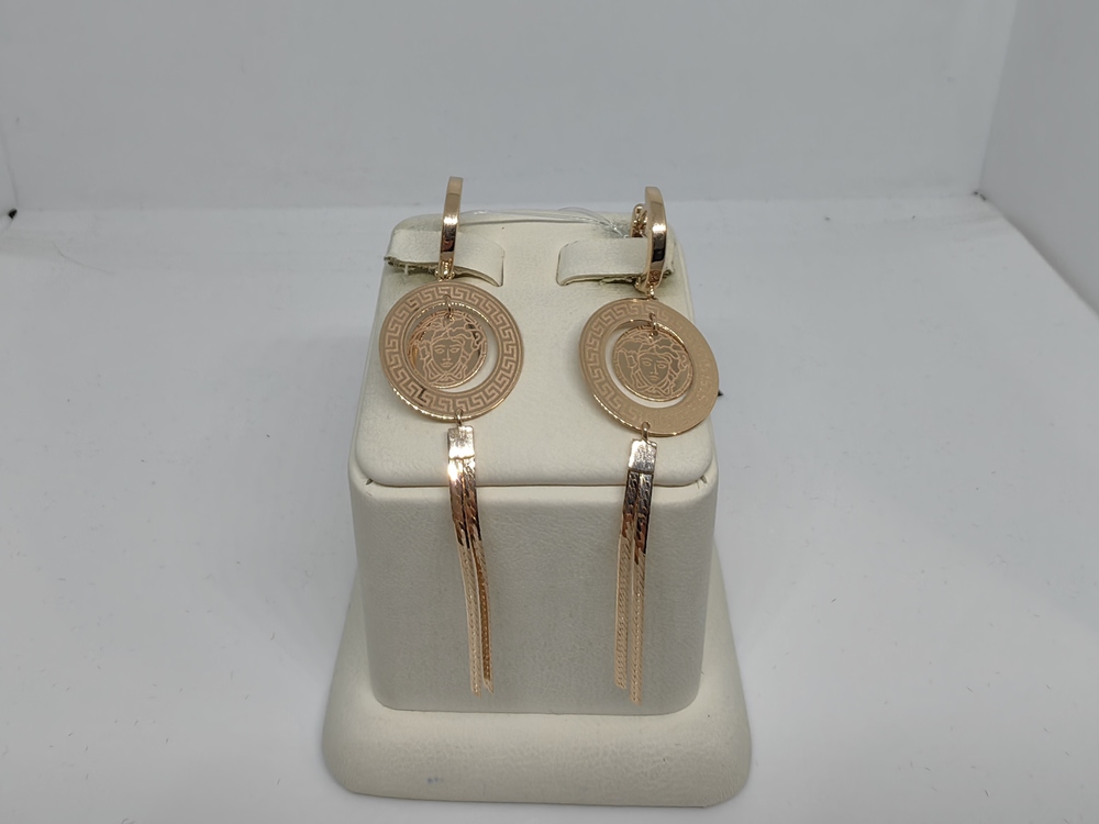 СЕРЬГИ БЕЗ КАМНЯ (Au 585)