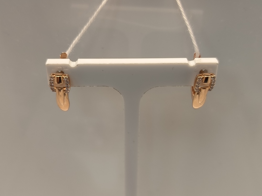 СЕРЬГИ С КАМНЯМИ (Au 585)