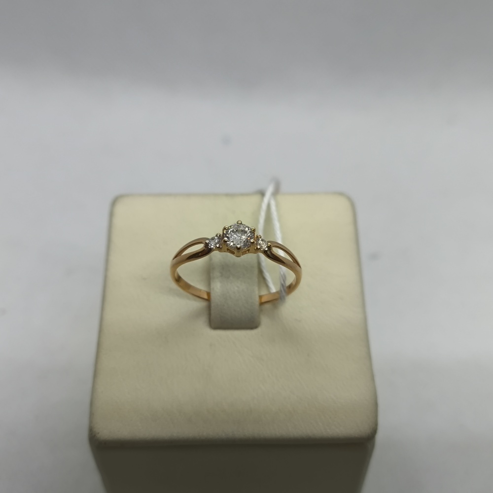 КОЛКМИ585 КОЛЬЦО С КАМНЯМИ (Au 585)