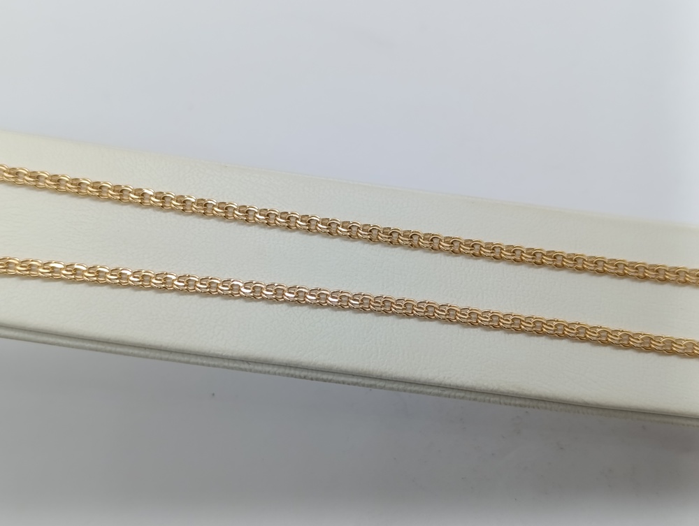 ЦЕПЬ ПУСТОТЕЛАЯ Бисмарк (Au 585)