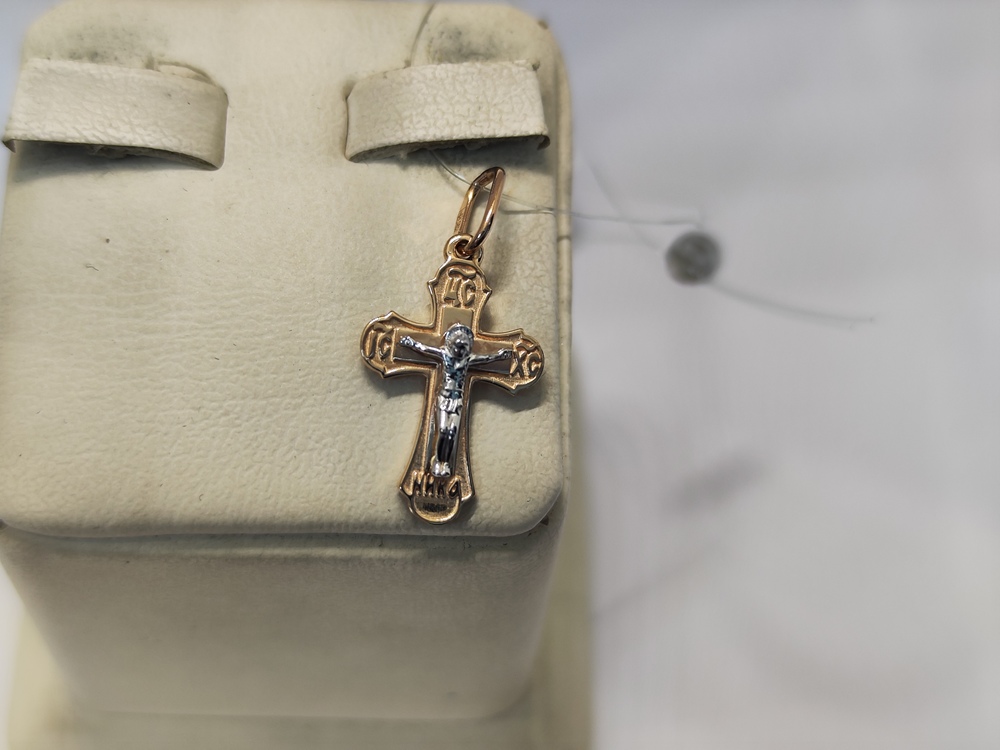 ПОДВЕСКА КРЕСТ (Au 585)