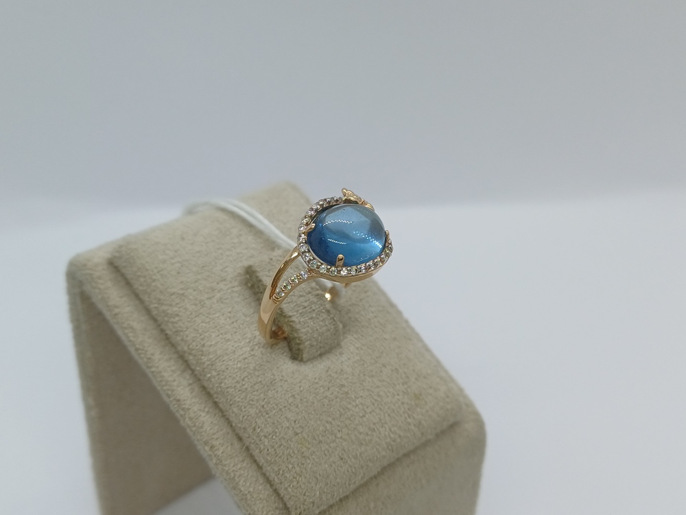 КОЛКМИ585 КОЛЬЦО С КАМНЯМИ (Au 585)