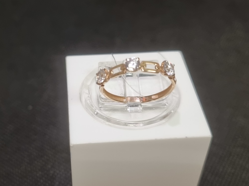 КОЛЬЦО С КАМНЕМ (Au 585)
