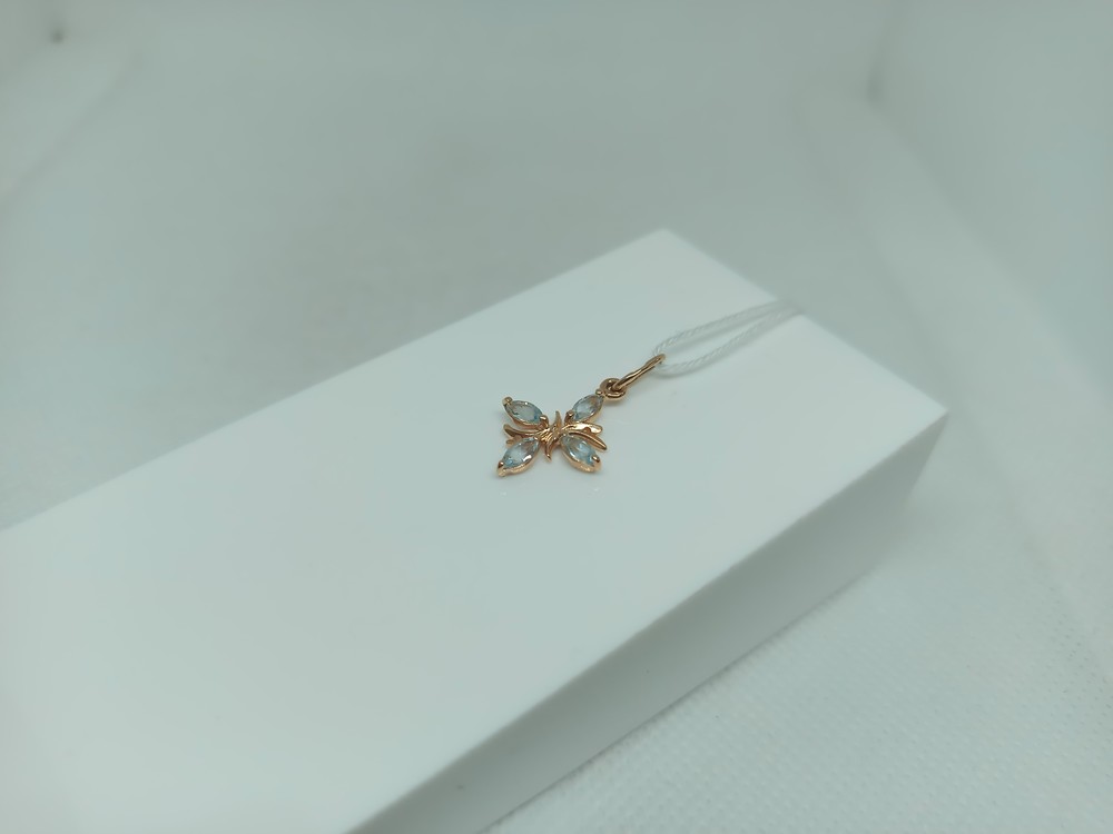 ПОДКМИ585 ПОДВЕСКА С КАМНЯМИ (Au 585)