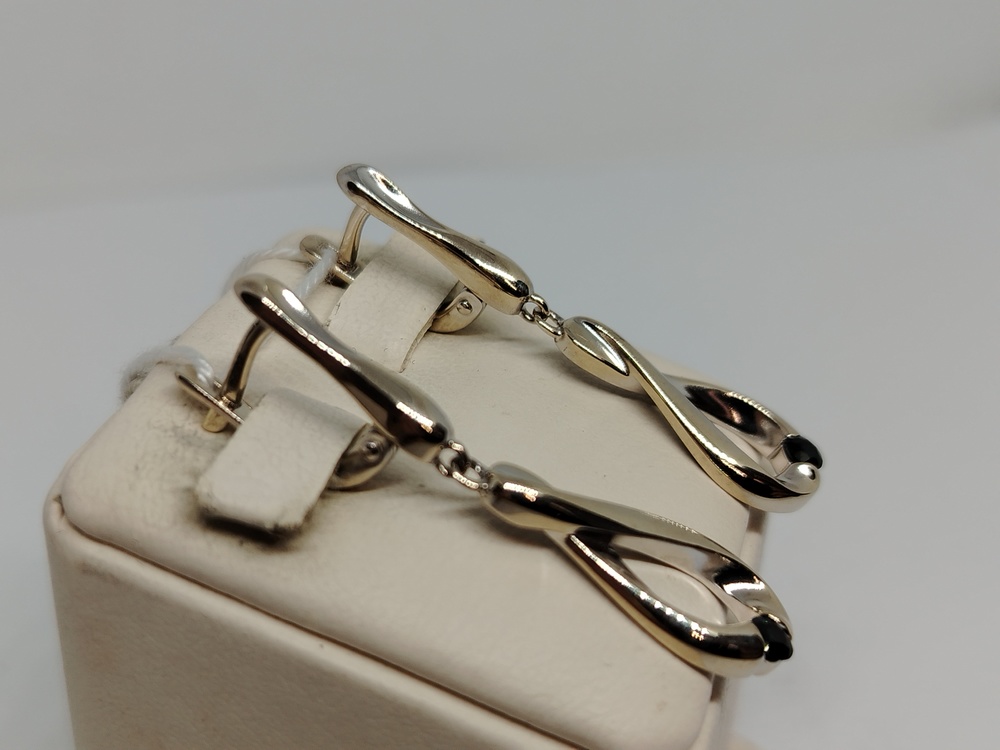 СЕРЬГИ С КАМНЕМ (Au 585)