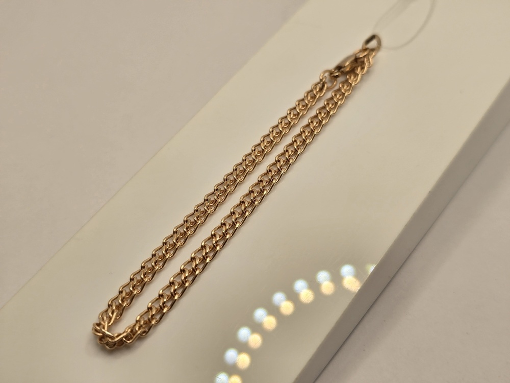 БРАСЛЕТ ПУСТОТЕЛЫЙ Царь (Au 585)