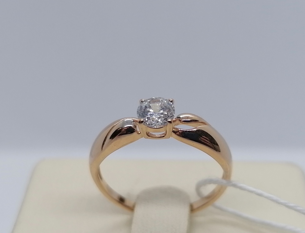 КОЛЬЦО С КАМНЕМ (Au 585)