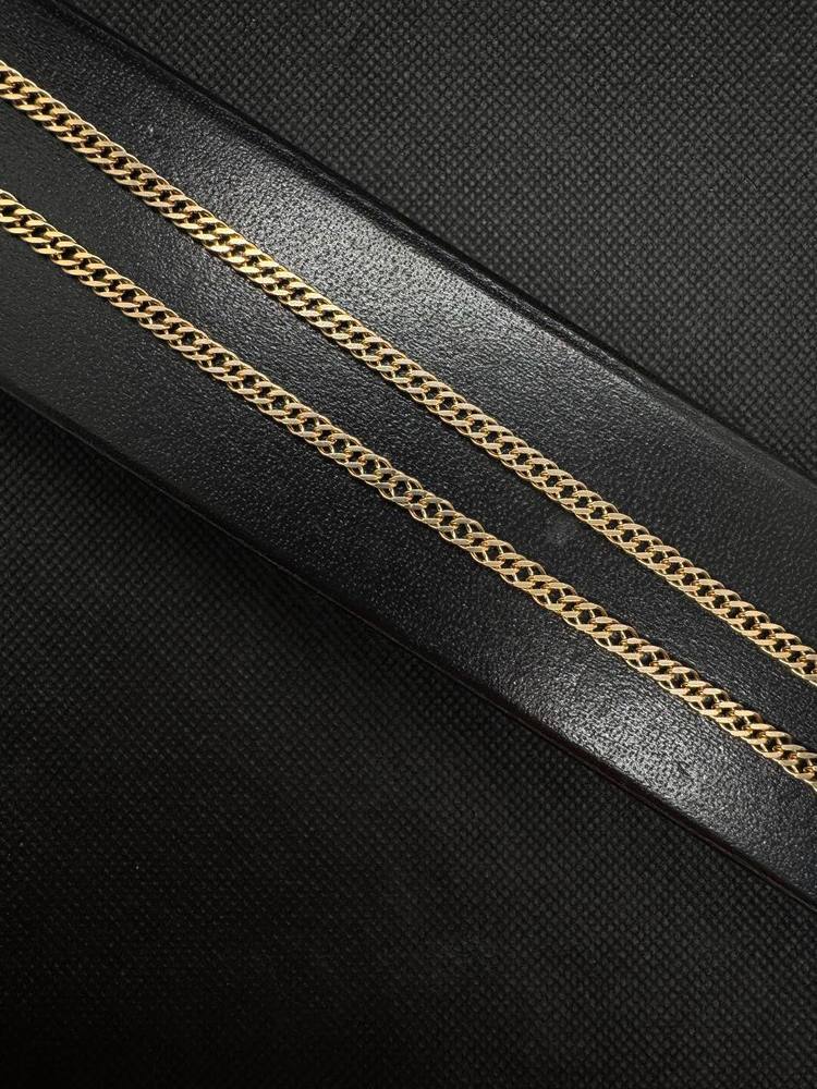 ЦЕПЬ ПУСТОТЕЛАЯ Ромб двойной (Au 585)