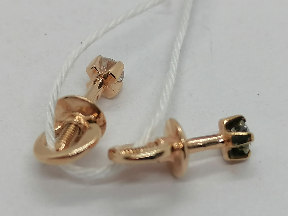 СЕРЬГИ ПУСЕТЫ (Au 585)