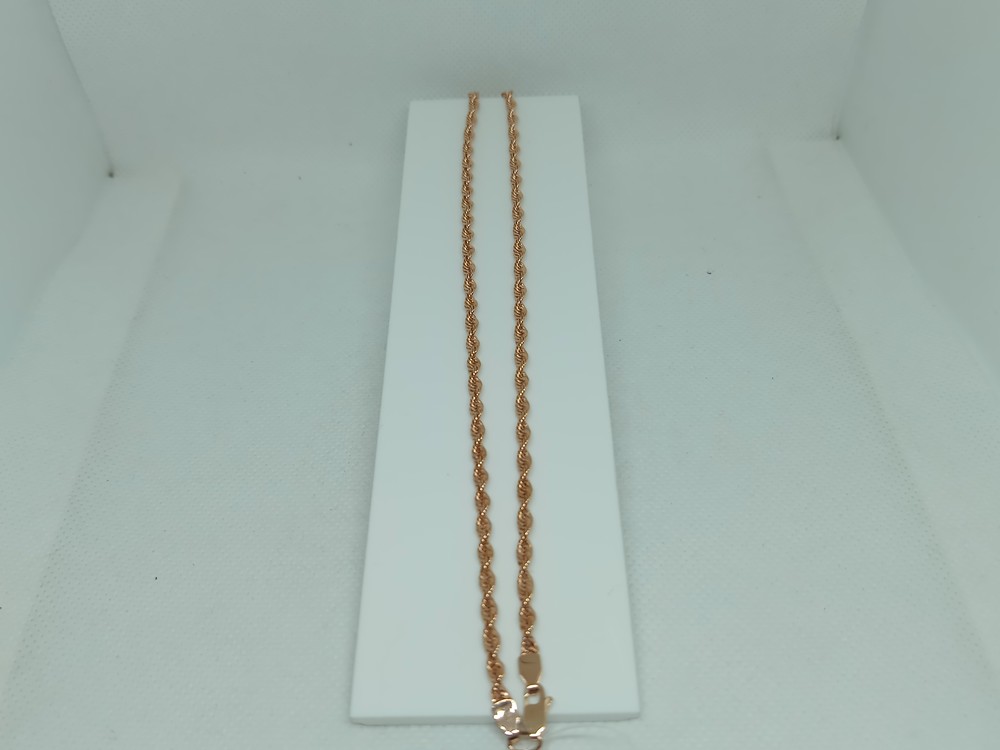 ЦЕПЬ ПУСТОТЕЛАЯ Веревка (Au 585)