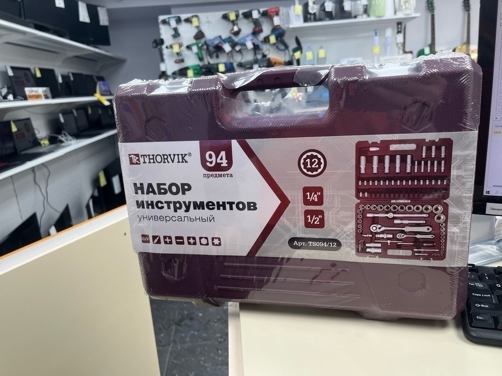 Набор инструментов Thorvik TS094 универсальный 1/4 1/2DR универсальный с головками 12-гранными