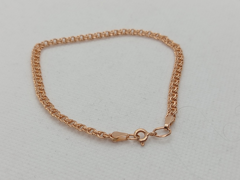 7060200-20 БРАСЛЕТ ПОЛНОВЕСНЫЙ Бисмарк (Au 585)