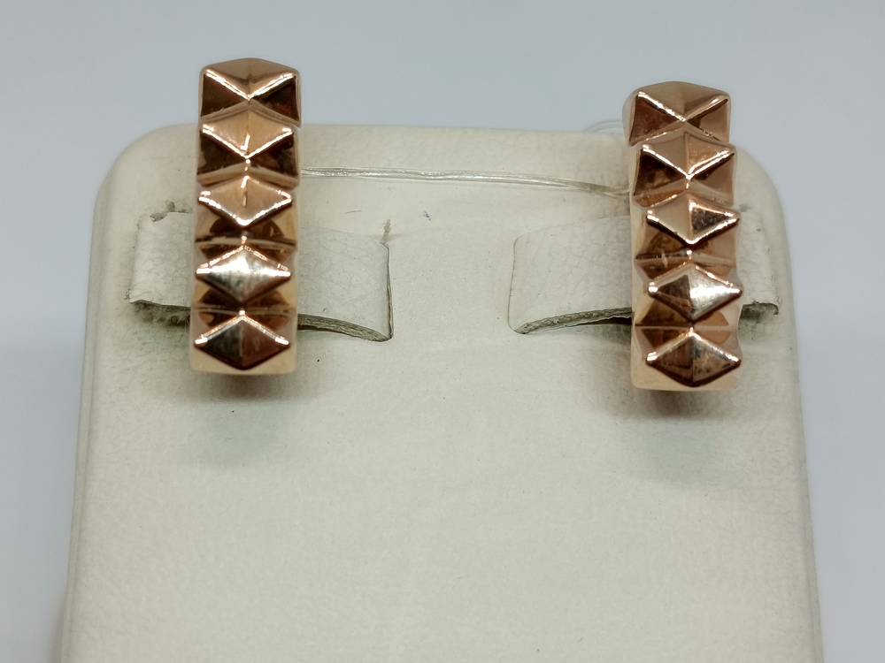 СЕРЬГИ БЕЗ КАМНЯ (Au 585)