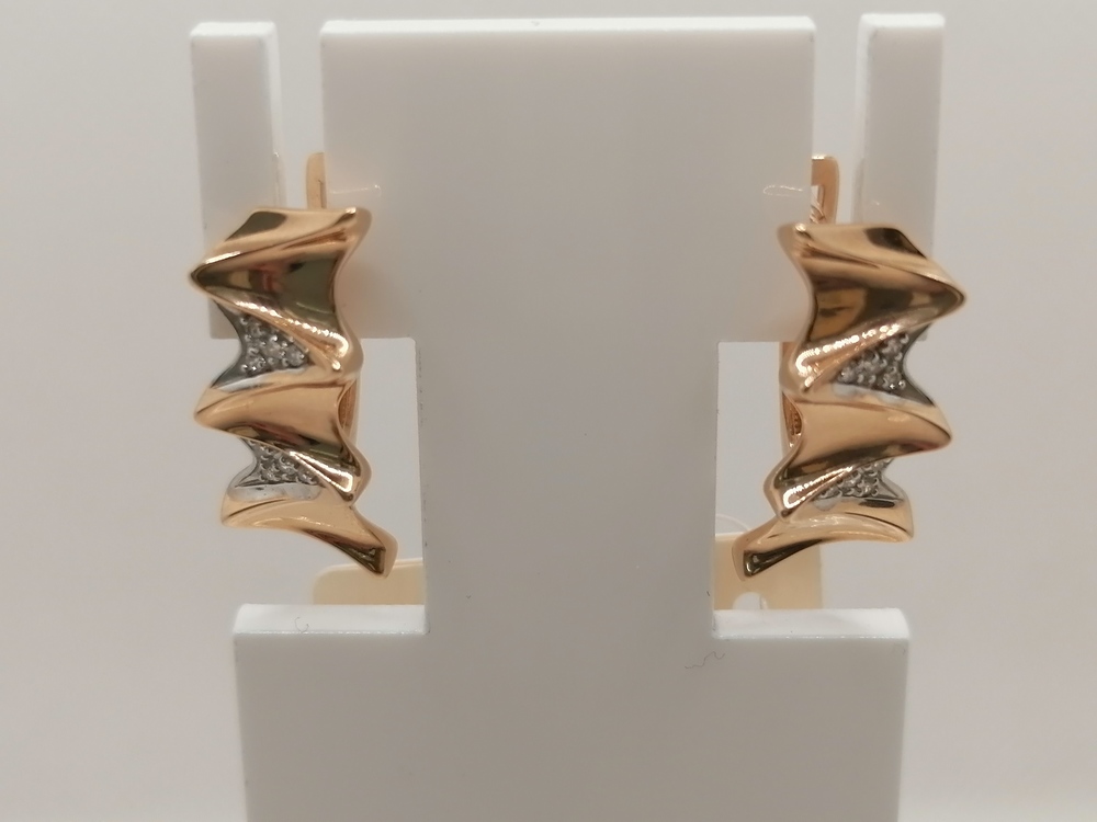 СЕРЬГИ С КАМНЯМИ (Au 585)