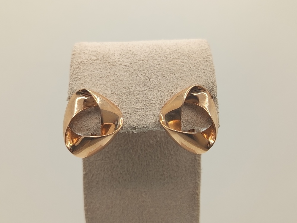 СБКМ585 СЕРЬГИ БЕЗ КАМНЯ (Au 585)