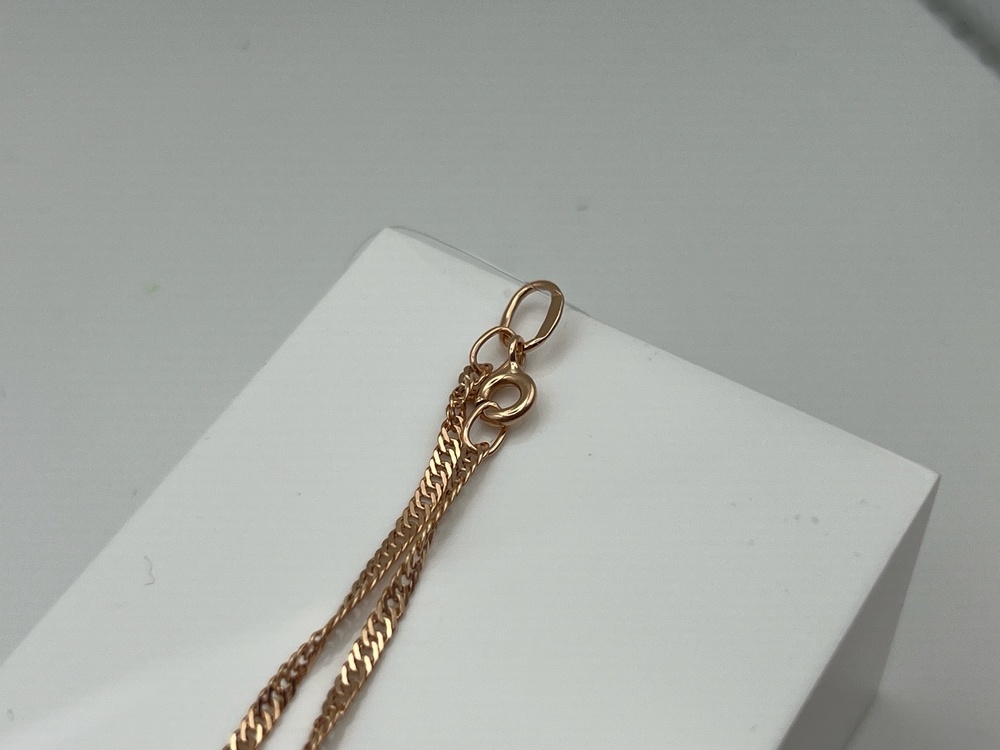 ЦЕПЬ ПУСТОТЕЛАЯ Сингапур (Au 585)