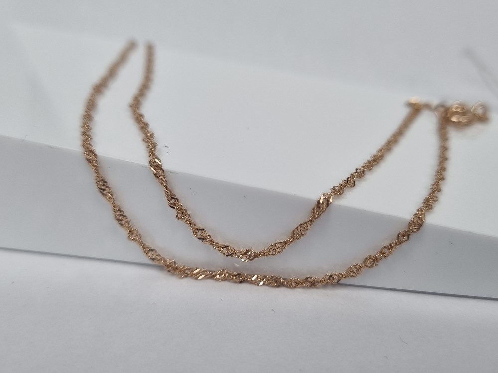 ЦЛСИ585 ЦЕПЬ ПОЛНОВЕСНАЯ Сингапур (Au 585)