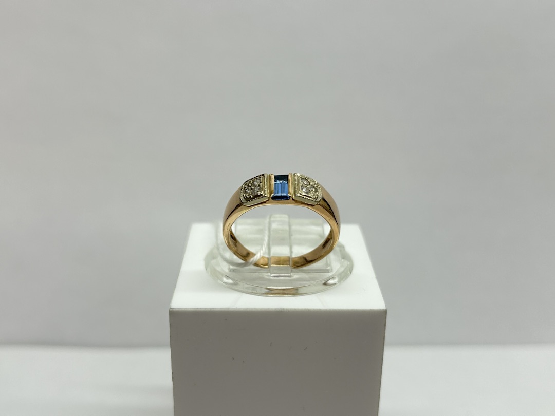 КОЛКМИ585 КОЛЬЦО С КАМНЯМИ (Au 585)