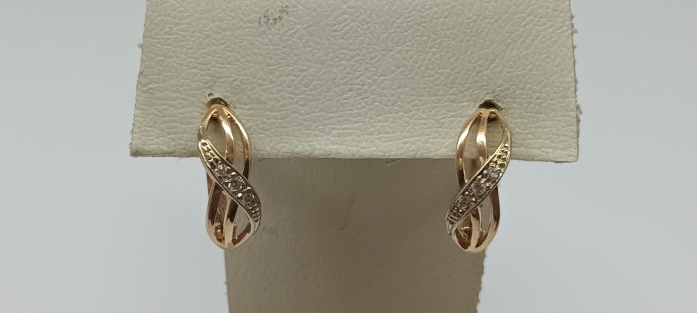 СЕРЬГИ С КАМНЯМИ (Au 585)