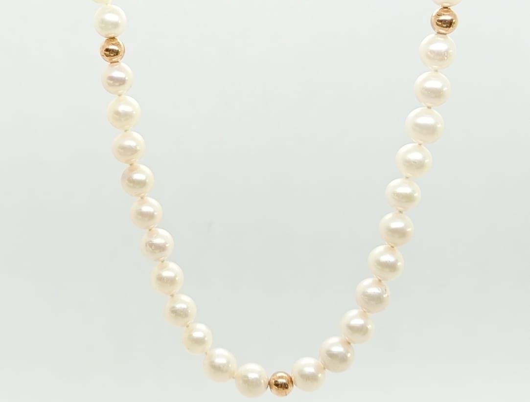 КОЛЬЕ ЖЕМЧУГ (Au 585)