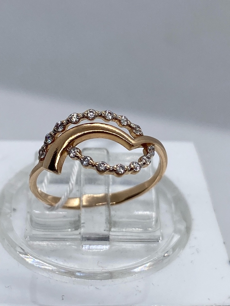 КОЛКМИ585 КОЛЬЦО С КАМНЯМИ (Au 585)