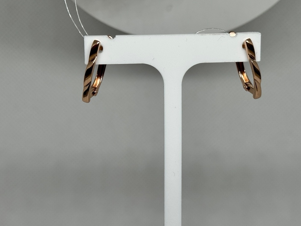 СЕРЬГИ БЕЗ КАМНЯ (Au 585)