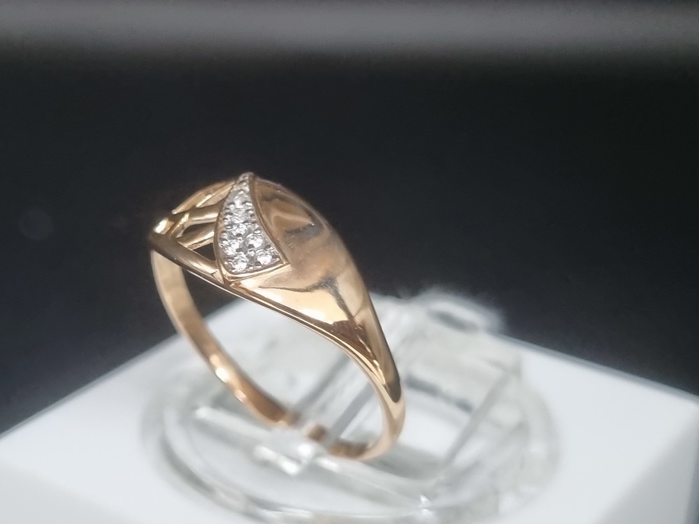 КОЛКМИ585 КОЛЬЦО С КАМНЯМИ (Au 585)