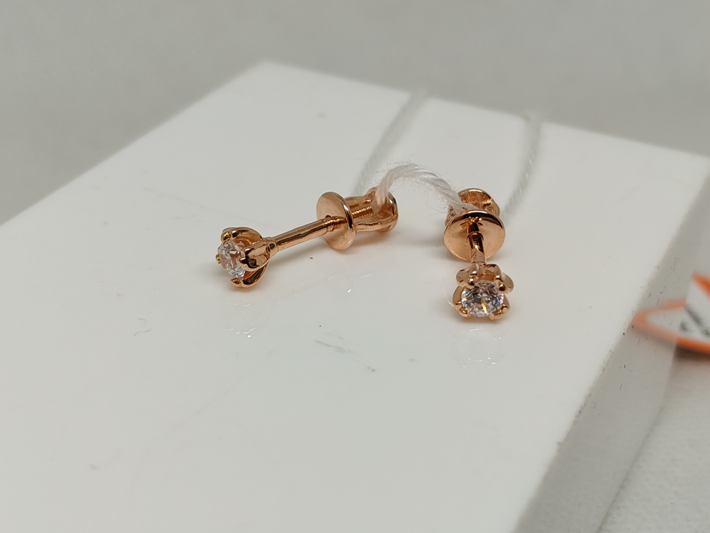 СЕРЬГИ ПУСЕТЫ (Au 585)