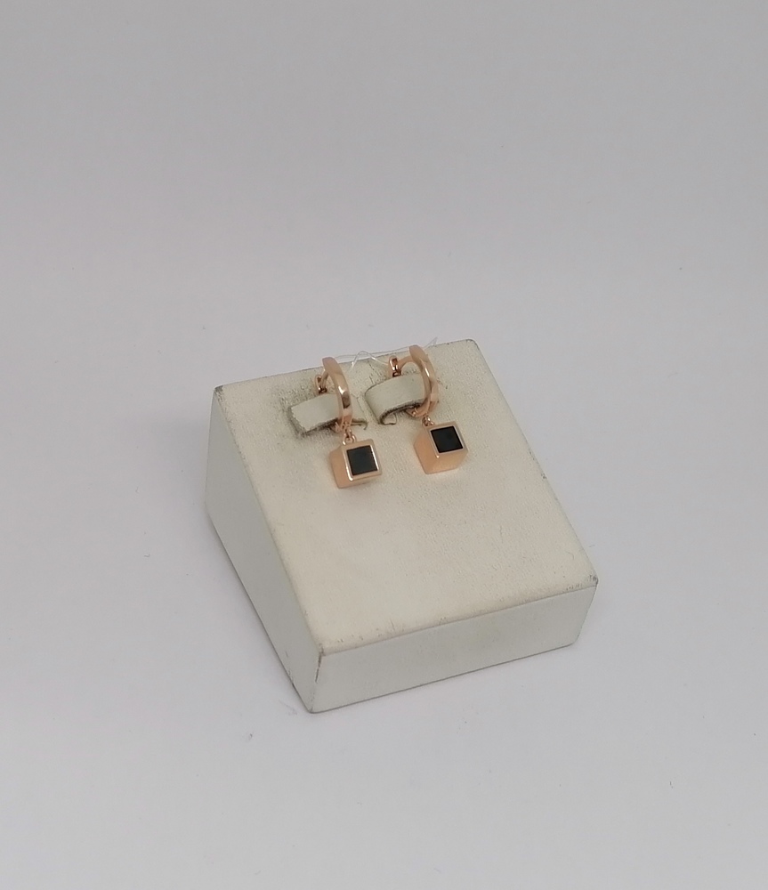 СЕРЬГИ С КАМНЕМ (Au 585)