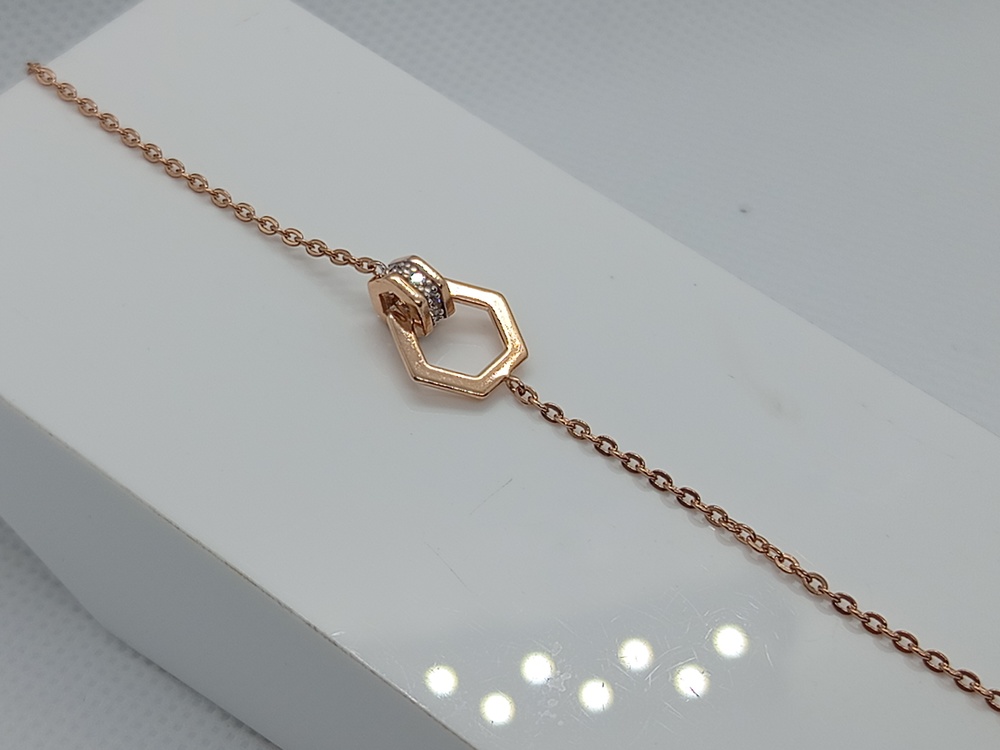 БРАСЛЕТ С КАМНЯМИ (Au 585)