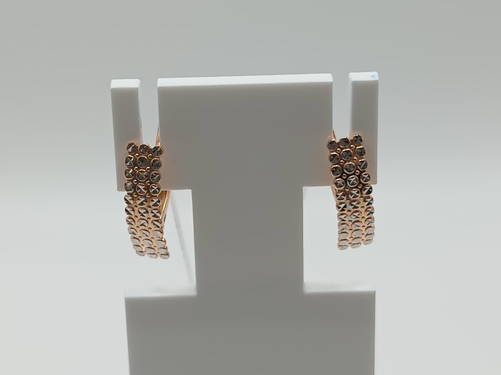 СЕРЬГИ БЕЗ КАМНЯ (Au 585)