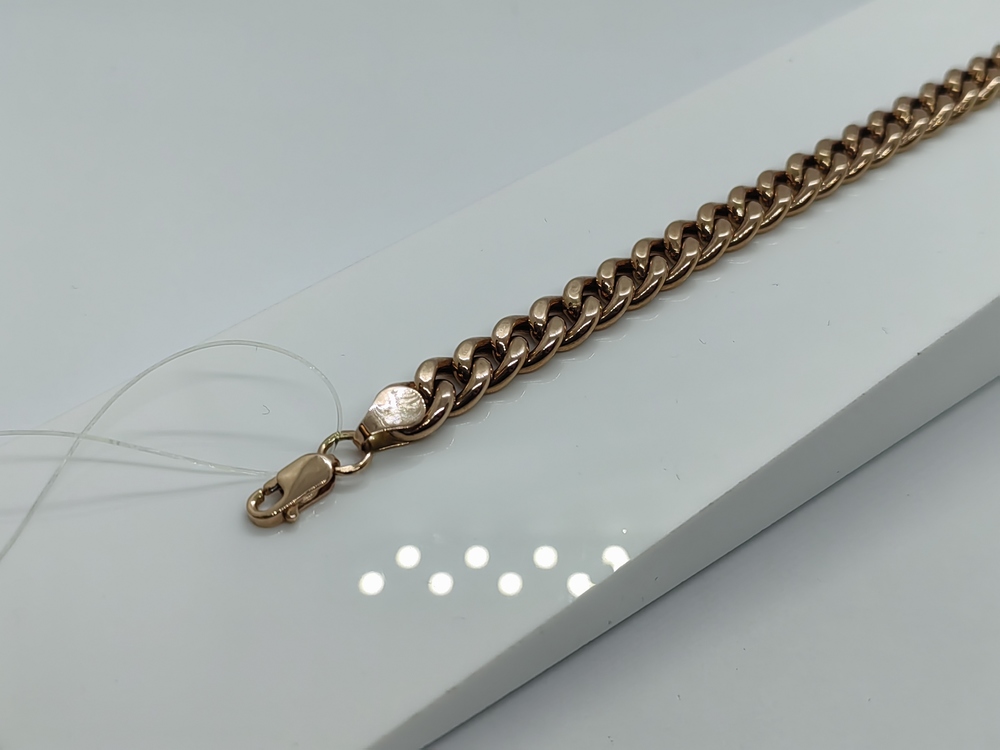 БРАСЛЕТ ПУСТОТЕЛЫЙ Панцирное (Au 585)