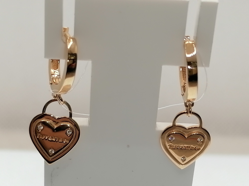 СЕРЬГИ С КАМНЯМИ (Au 585)