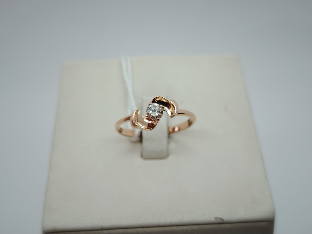 КОЛЬЦО БРИЛЛИАНТ Au 585